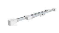 Le rail de rideau intelligent extensible en voie 6m du rideau 0.6m/S en couleur blanche a motorisé